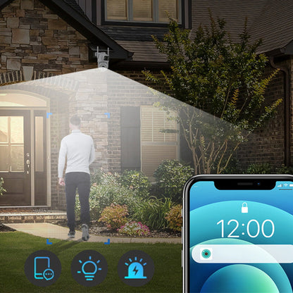 🔥Nya kampanjer - 50% procents rabatt🔥HD-övervakningskamera med dubbla linser och automatisk spårning