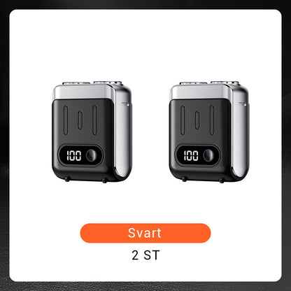 🔥Ny uppgradering🔥Bärbar Mini Roterande Elektrisk Rakapparat för Män