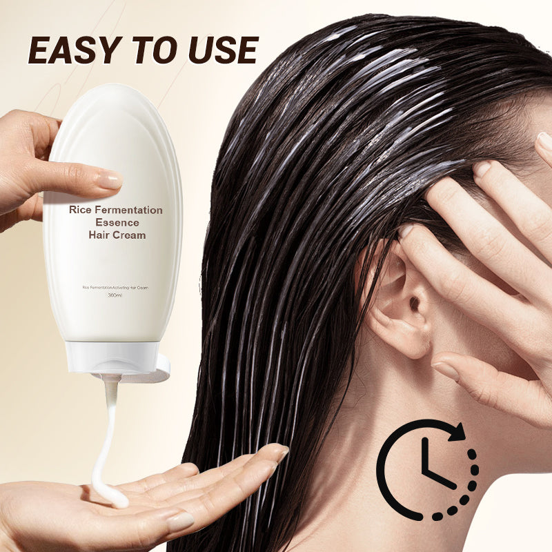 🔥Populära nya produkter✨Hårkräm med essens av risjäsning🧴Begränsad tid för köp⏳Köp 2 få 1 gratis-kampanj🎉