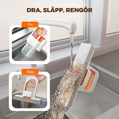 🧹✨Mini bärbar självvridande mopp