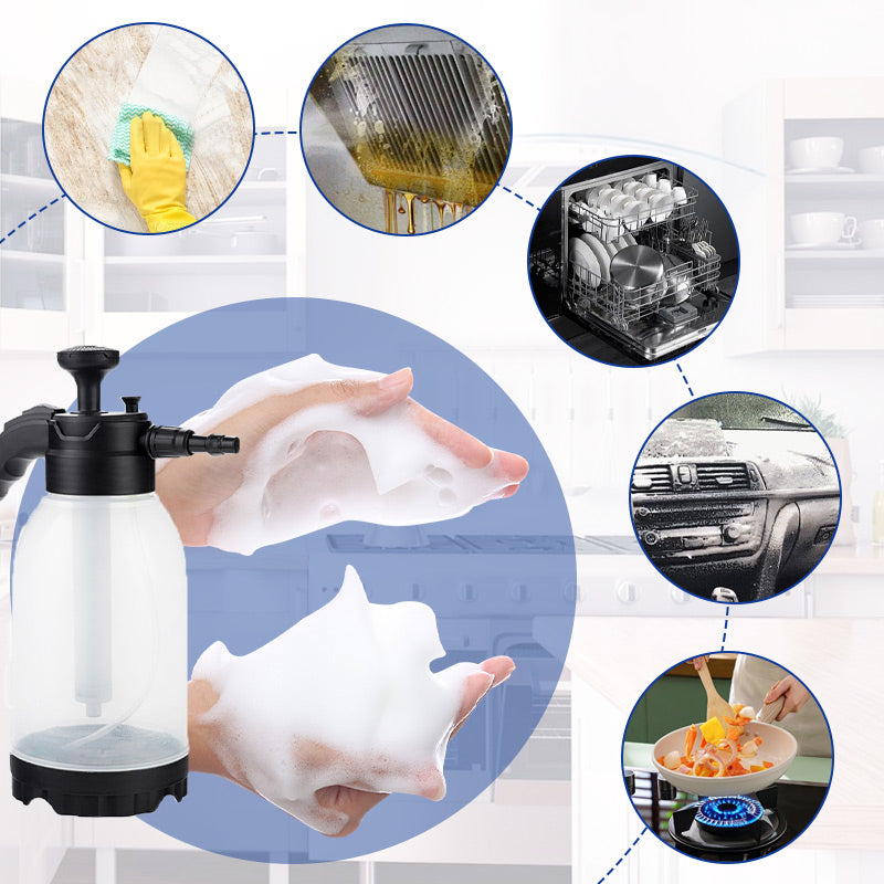 🔥2025 Varm försäljning💦2L pumpskumspruta för rengöring🎁Få den största rabatten i historien under en begränsad tid