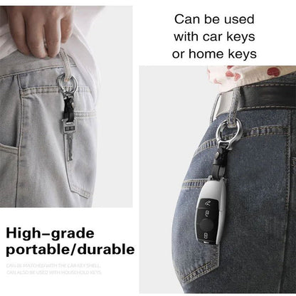 Lyxig Läder Bilnyckelring