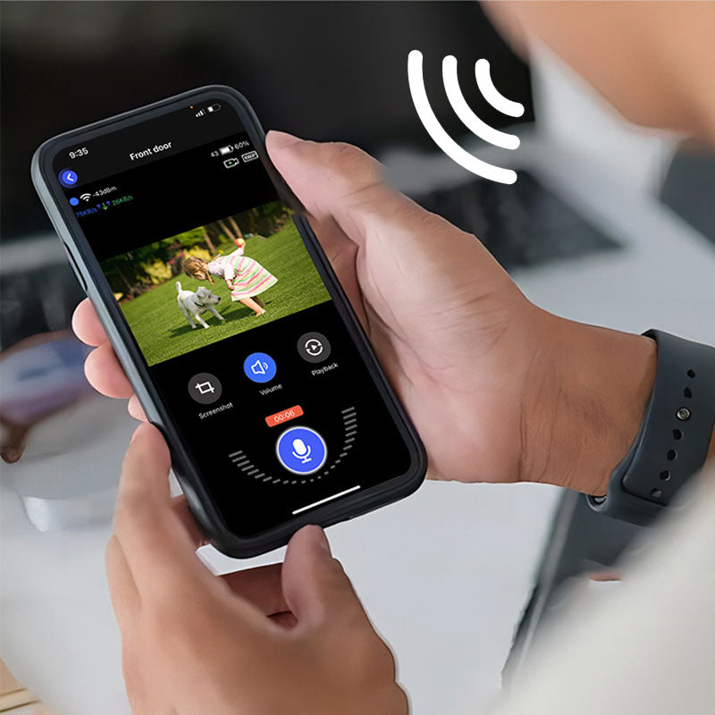 Smart Hem Trådlös HD Videodörrklocka och Klocka