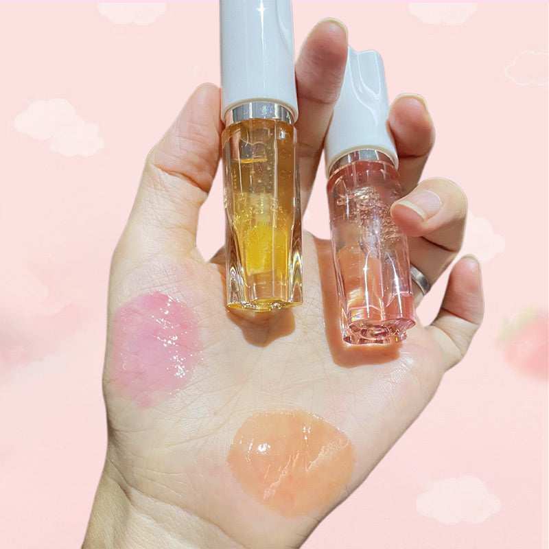 Färgskiftande återfuktande plumpande läppolja