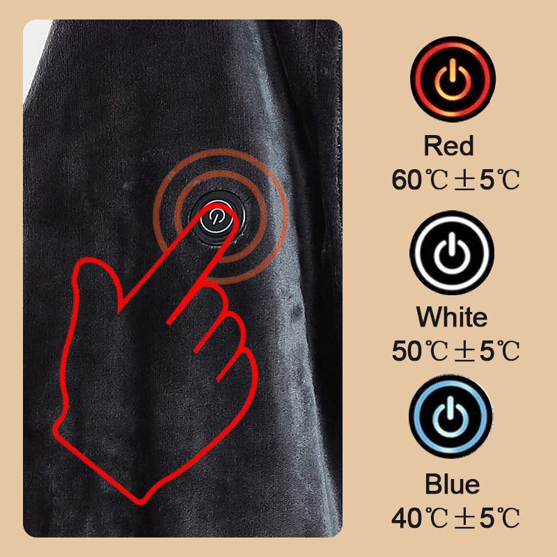 🔥Bra present med USB-uppvärmd flanellfilt