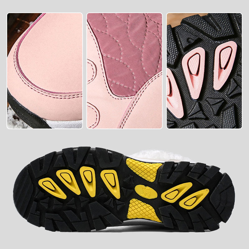 Fri leverans - Kvinnors trendiga utomhusvattentäta snöstövlar