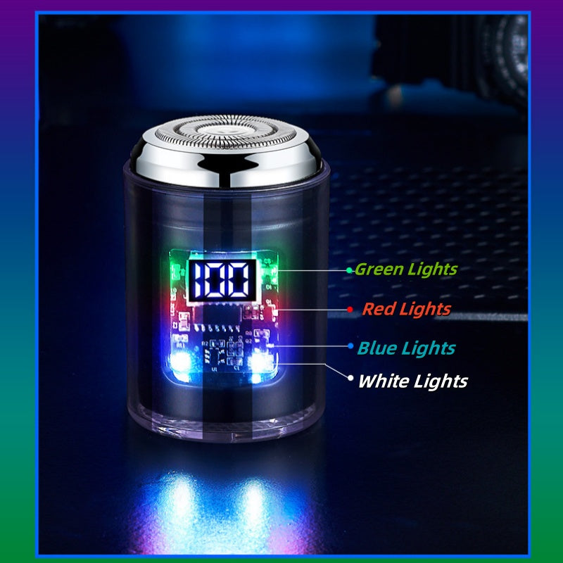 Bärbar kraftfull elektrisk rakapparat med visuell digital display