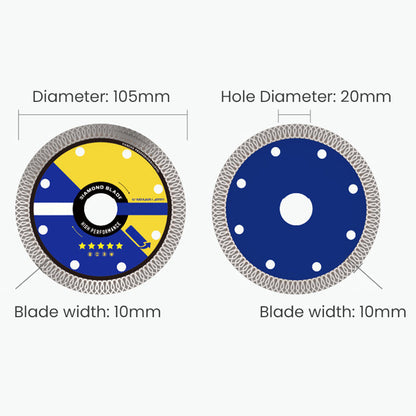 Framgångsrika kapskivor för superfina keramiska plattor
