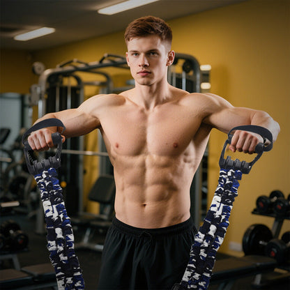 🏋️‍2025 ny modell💪Naturlatex 3-håls resistansbår (🔥50 % rabatt)