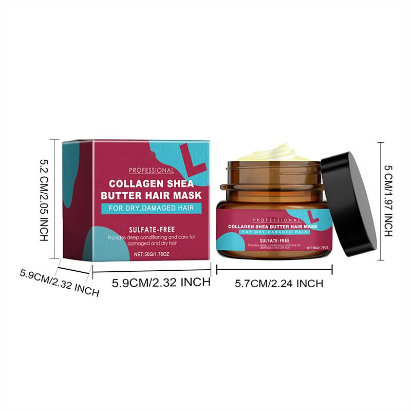 💝Fuktar, ger näring och reparerar på djupet 💝3-i-1 hårmask