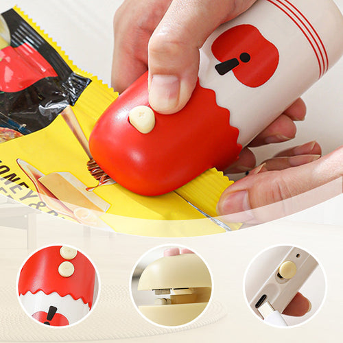 🔥Heta nyanlända🔥3-i-1 Mini Bag Sealer med försegling, påsöppning och vakuumutdragning