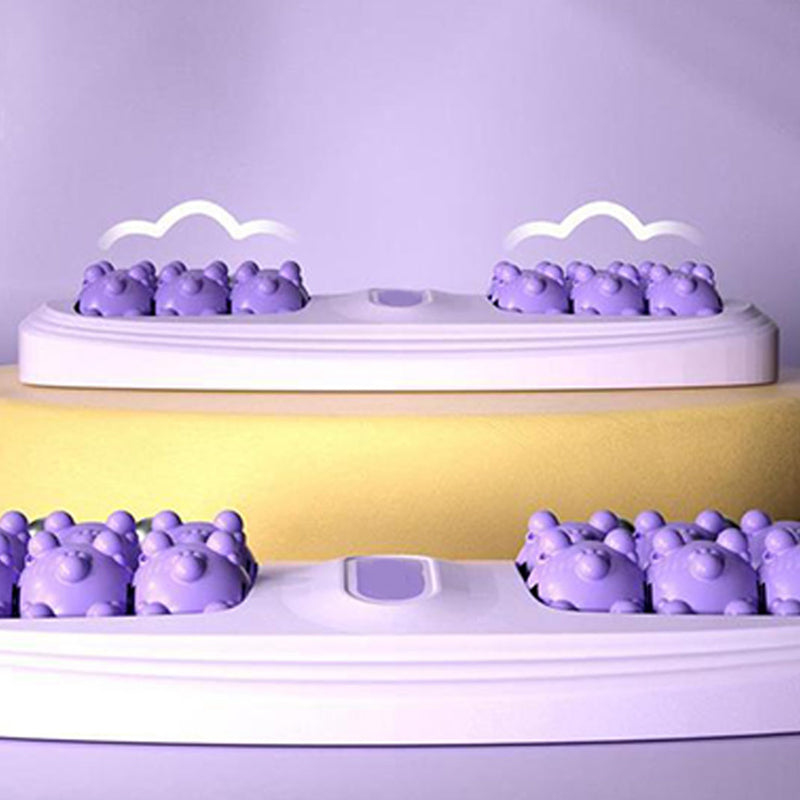 🔥Populära nya produkter💜Portabel fotmassage med dubbla rullar💜
