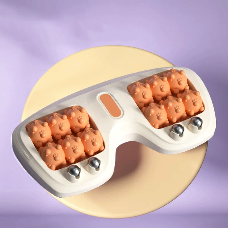 🔥Populära nya produkter💜Portabel fotmassage med dubbla rullar💜