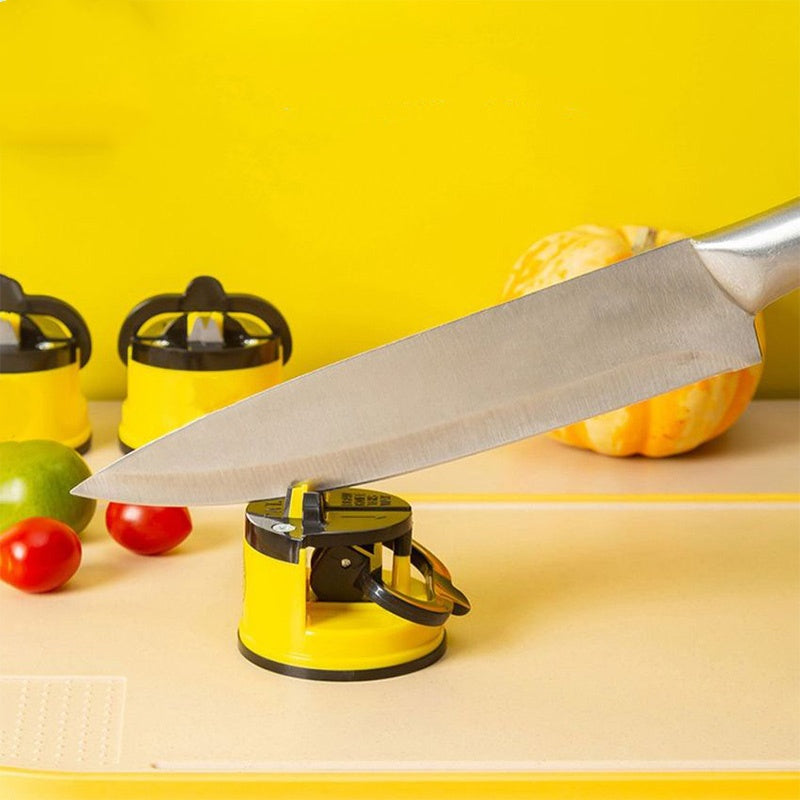 Mini Knife Sharpener with Suction Base